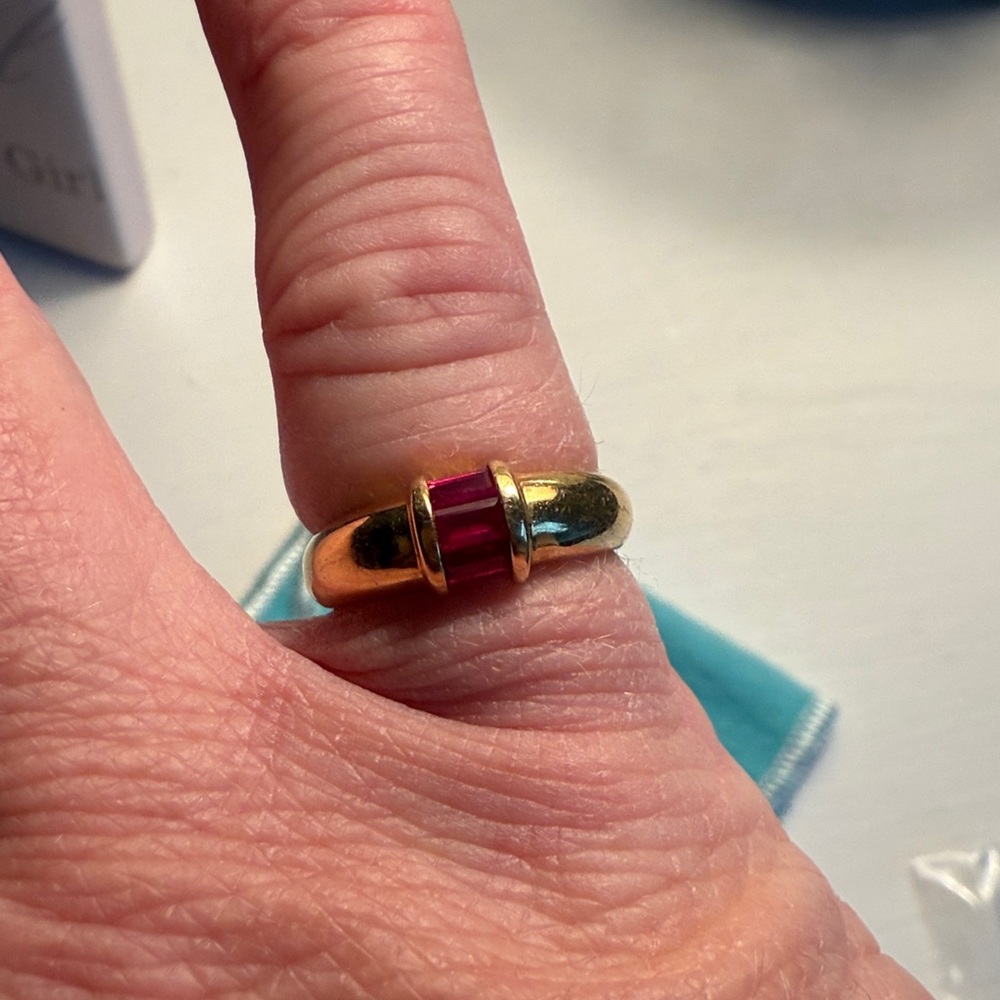 Tiffany & Co. Gold and Ruby Ring